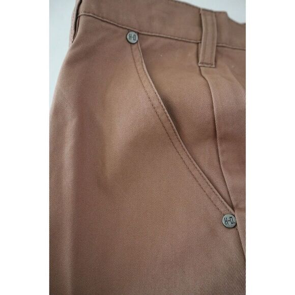 Harley-Davidson 96003-23VM Men's Sz 40x34 Tan Unique Appearance Woven Work Pants - Picture 7 of 13